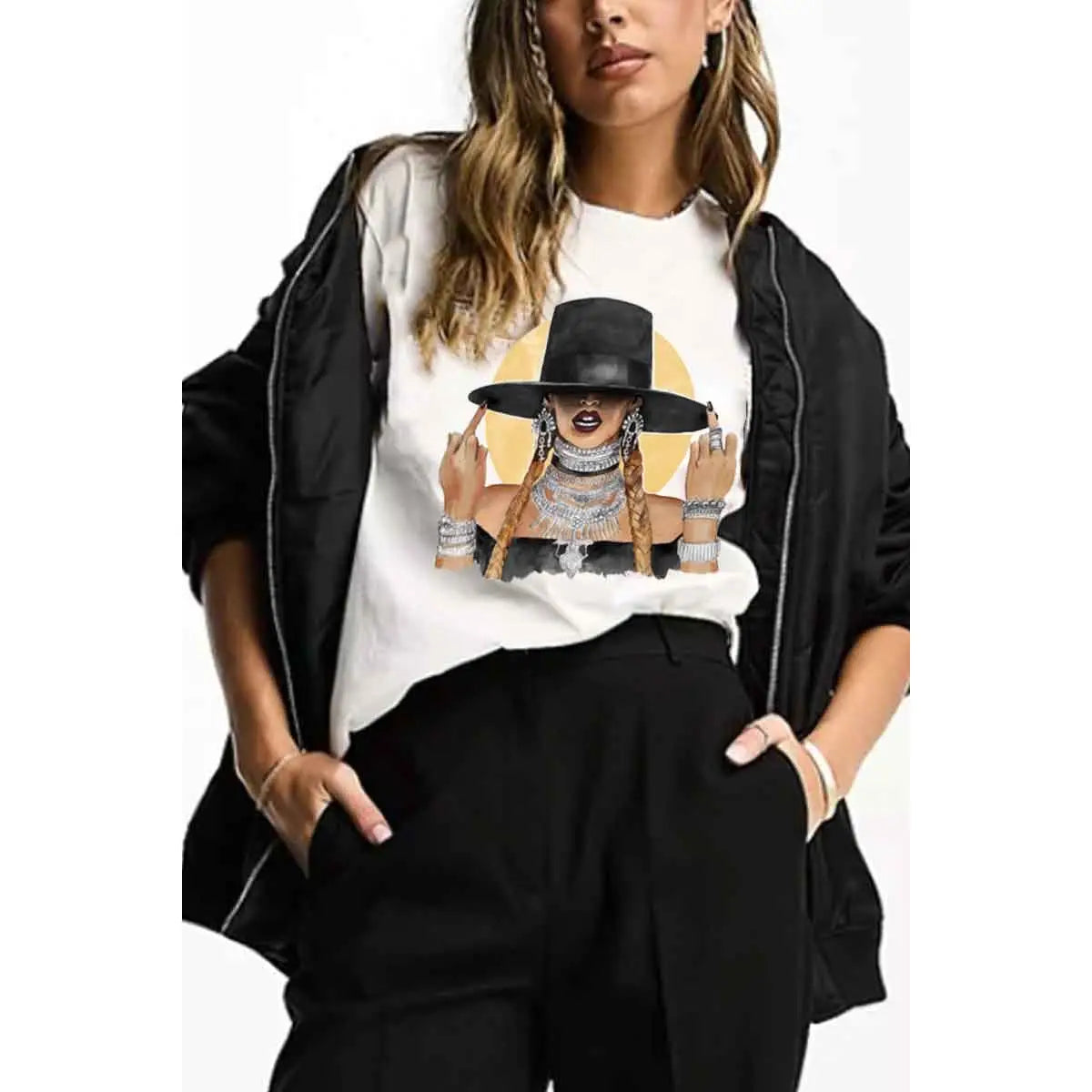 Face Women Graphic Tee